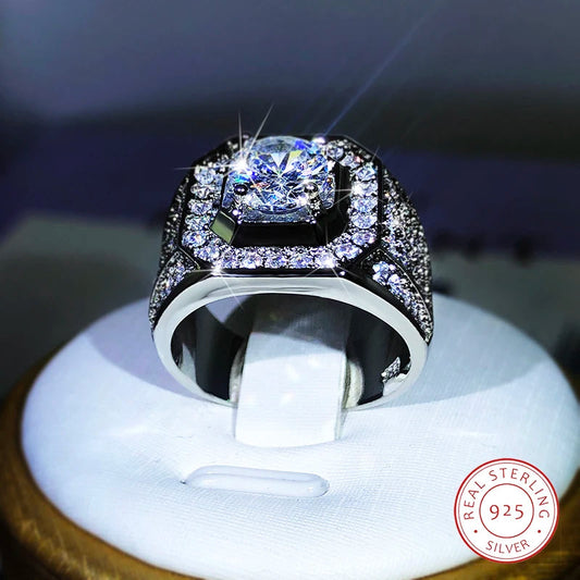 925 Sterling Silver AAA Crystal Zircon Ring Dabfavshop