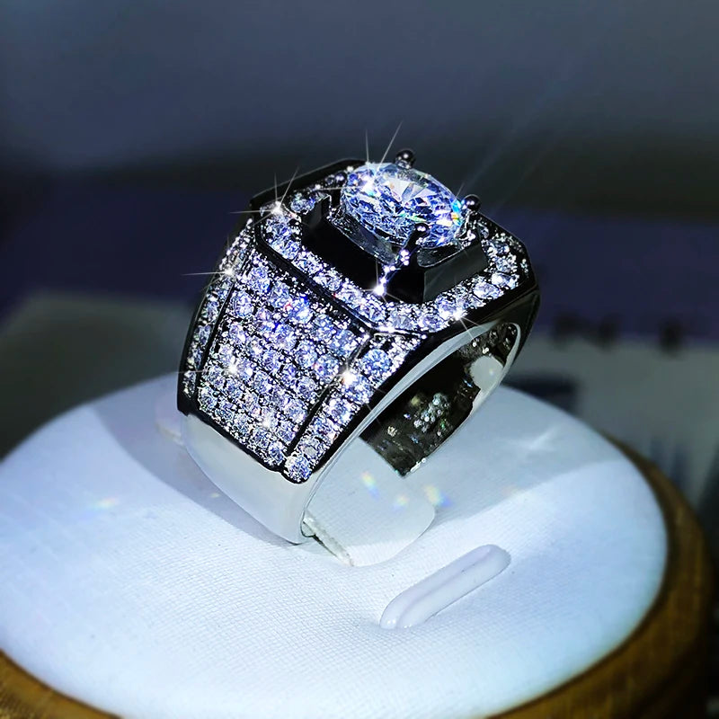 925 Sterling Silver AAA Crystal Zircon Ring Dabfavshop