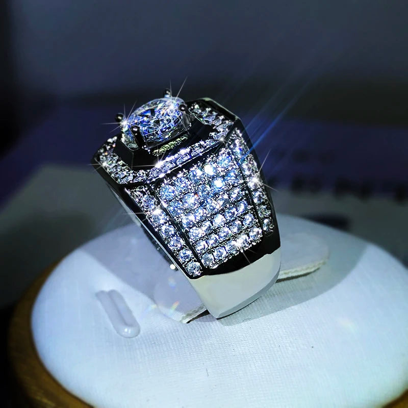 925 Sterling Silver AAA Crystal Zircon Ring Dabfavshop
