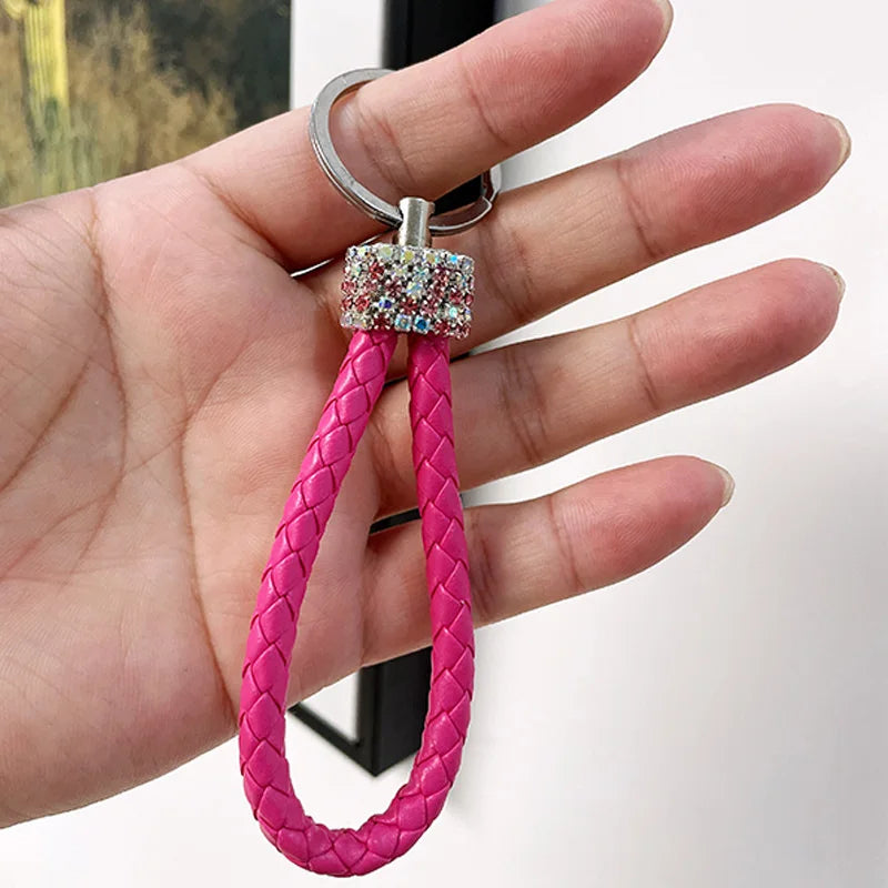 Craft Rhinestone Bear Tassels Keychain Cute Cartoon Resin Bag Charm Holder Fashionable Animal Themed Zinc Alloy Keychains Dabfavshop