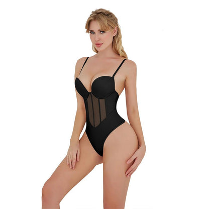 Backless Shapewear Women's Compression Bodysuit One Piece - Dabfavshop