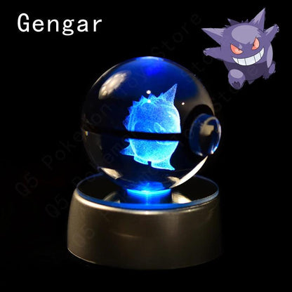 Pokémon Multi Color LED 3D Crystal Balls Collectible - Dabfavshop