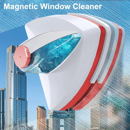 Magnetic Window Cleaner Brush Double-Side Automatic Water Discharge - Dabfavshop