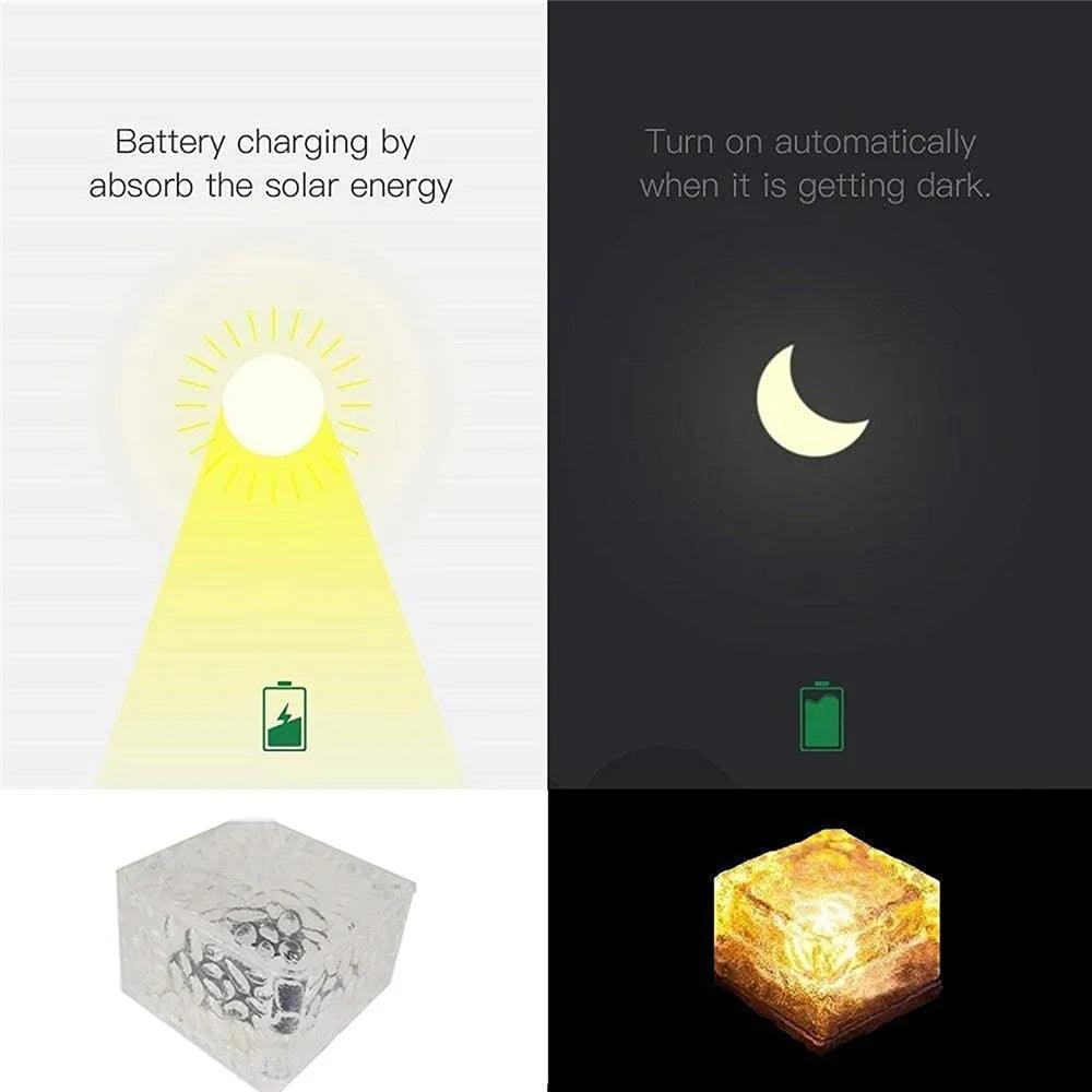 Solar Brick Ice Cube Light Outdoor - Dabfavshop