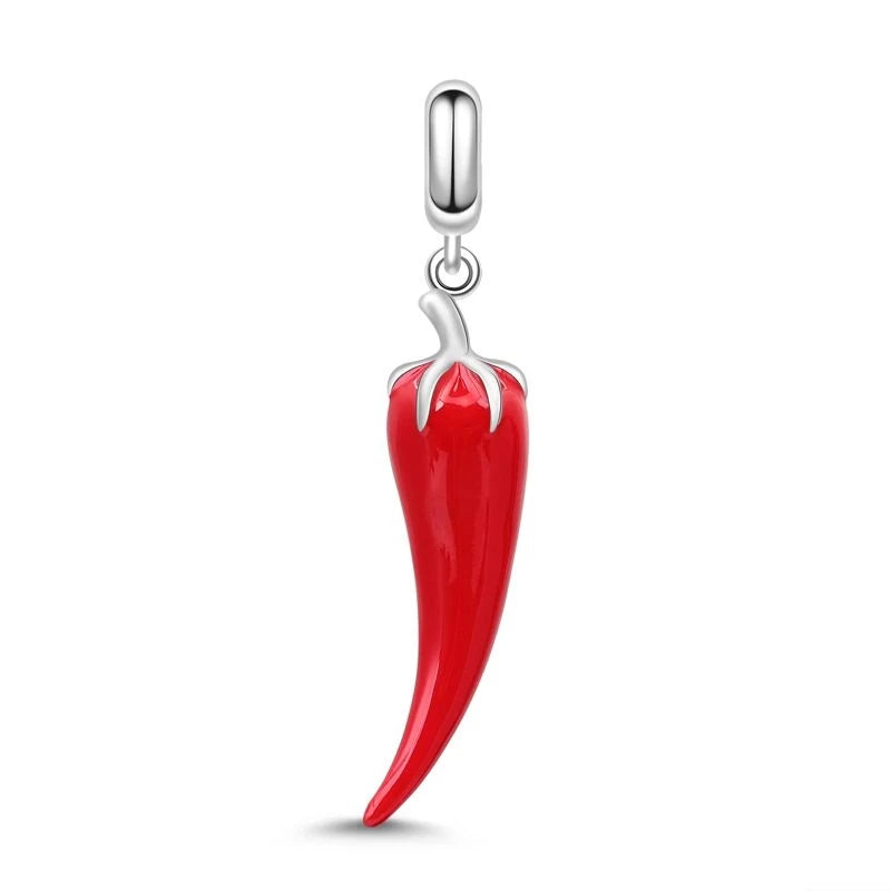 Fruit Charm Beads 925 Sterling Silver Dabfavshop