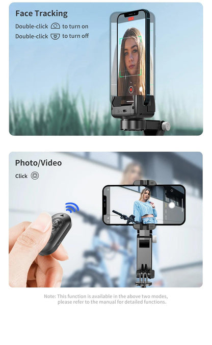 360 Rotation Following Shooting Mode Selfie Stick Tripod For Iphone - Dabfavshop