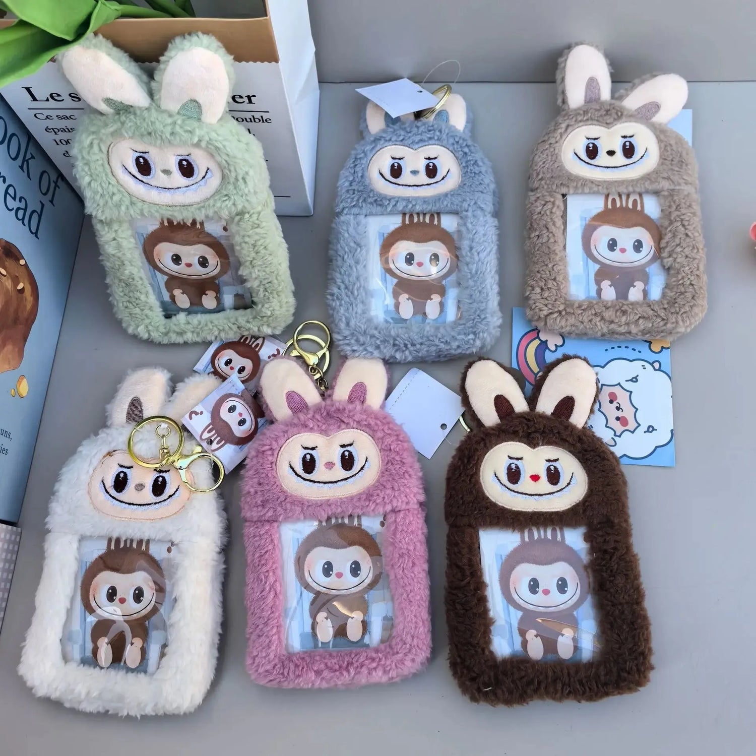 Cartoon Plush Cloth Purse Card Bag - Dabfavshop