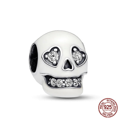 Glow in Skull And Pumpkin Charms Beads Fit 3mm Original Bracelet Dabfavshop
