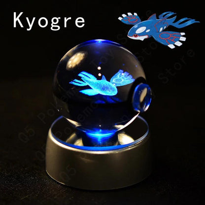 Pokémon Multi Color LED 3D Crystal Balls Collectible - Dabfavshop