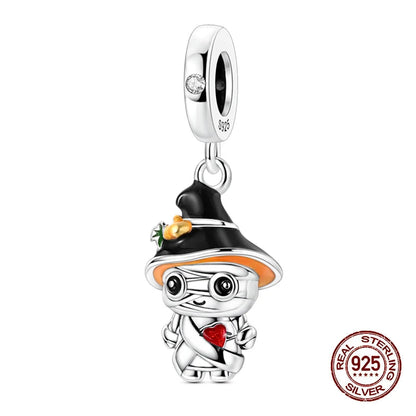 Halloween Luminous Charms Bead 925 Sterling Silver Dabfavshop