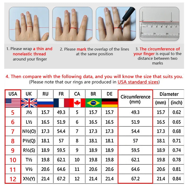 Luxury Double Heart CZ Rings 925 Sterling Silver Brilliant Romantic Female Ring Dabfavshop