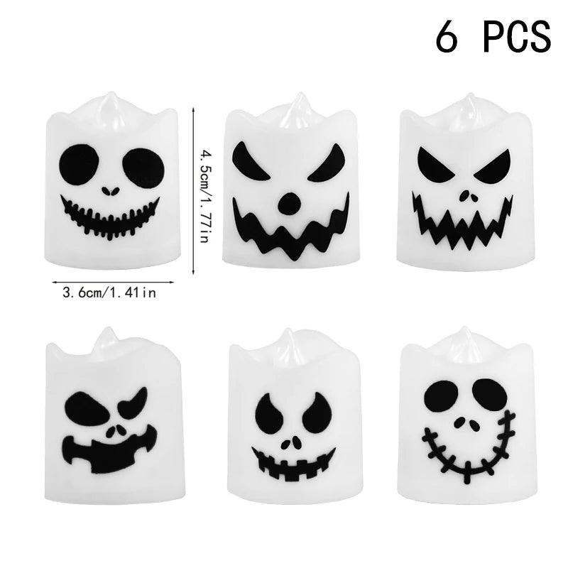 Halloween Ghost Pumpkin Candle Lights - Dabfavshop