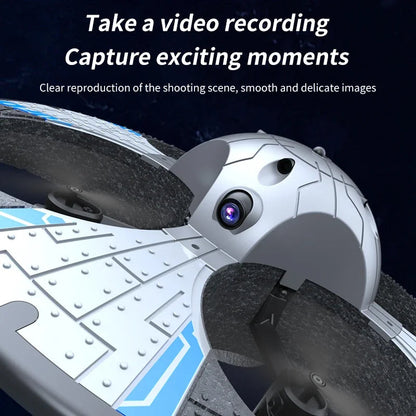 Drone For Obstacle Avoidance Remote Control Dazzling Alien UFO Lighting Controllable HD Camera Dabfavshop