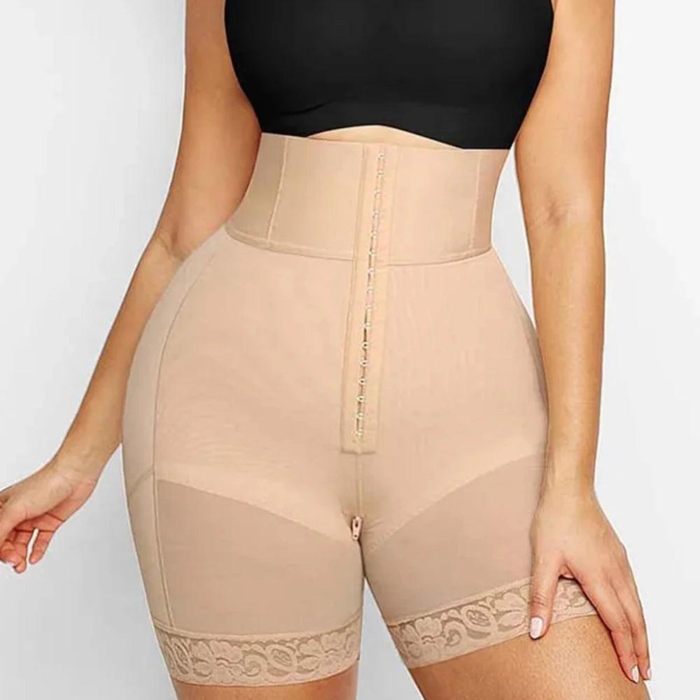 3 Boned Sculpt High Waist Booty Shaping Shorts for Women - Dabfavshop