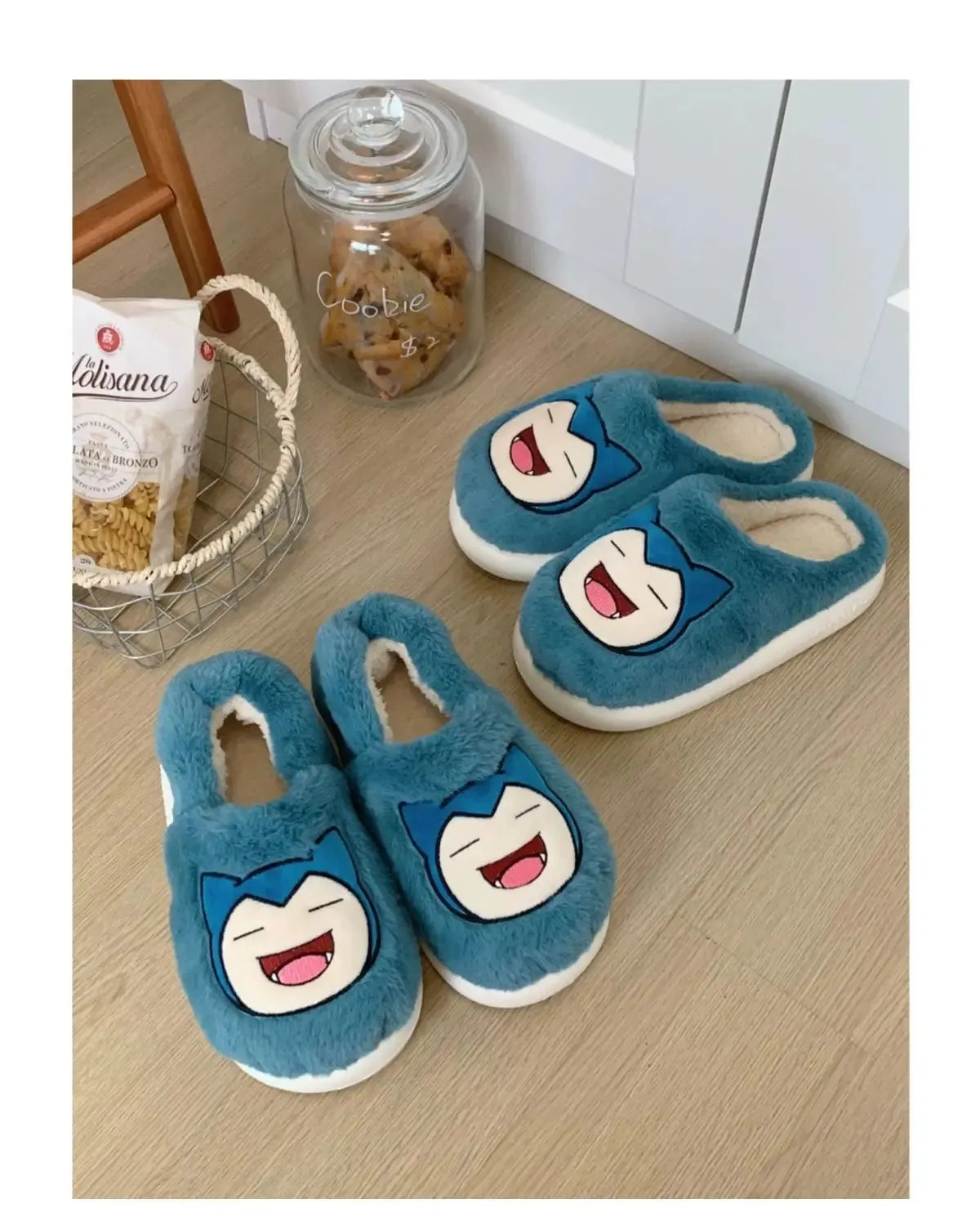 Pokémon Cotton Slippers With Velvet Insulation Anti Slip - Dabfavshop