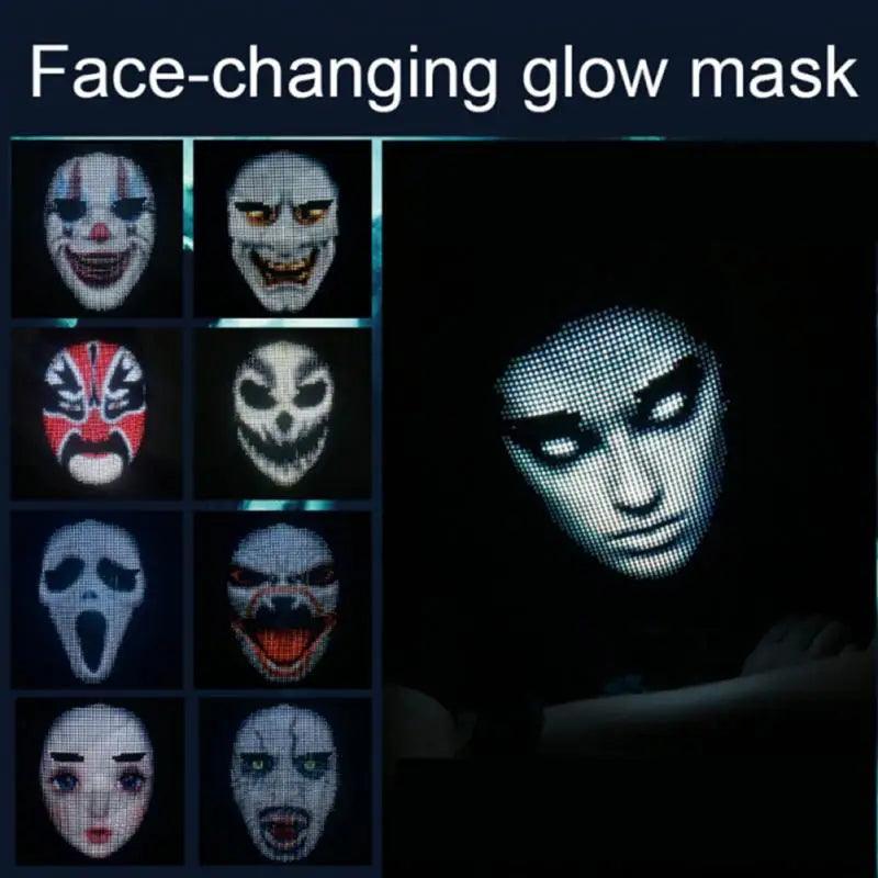 LED Face Mask with Bluetooth Control - Dabfavshop