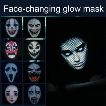 LED Face Mask with Bluetooth Control - Dabfavshop