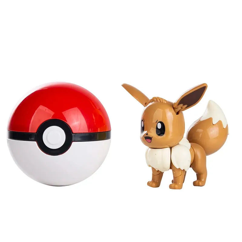 Pokémon Anime Figure With Pokaball - Dabfavshop