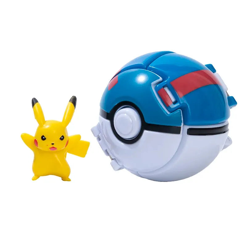 Pokémon Ball Action Model Figure - Dabfavshop