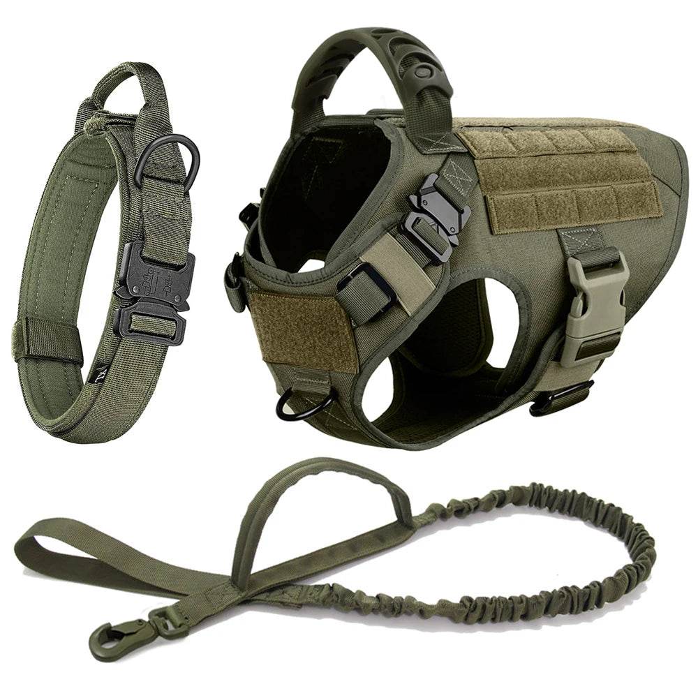Dog Harness Collar Leash Set - Dabfavshop