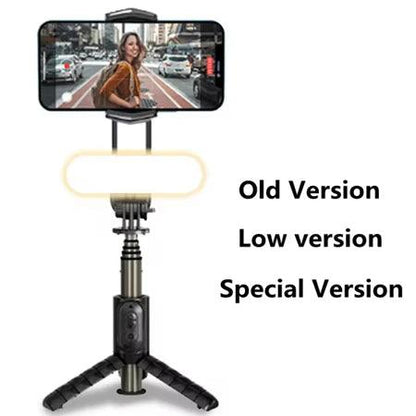 Handheld AI Stabilizer Wireless Bluetooth Selfie Stick Tripod - Dabfavshop