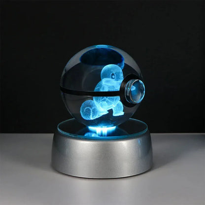 Pokemon 3D Crystal Ball LED Night Light - Dabfavshop