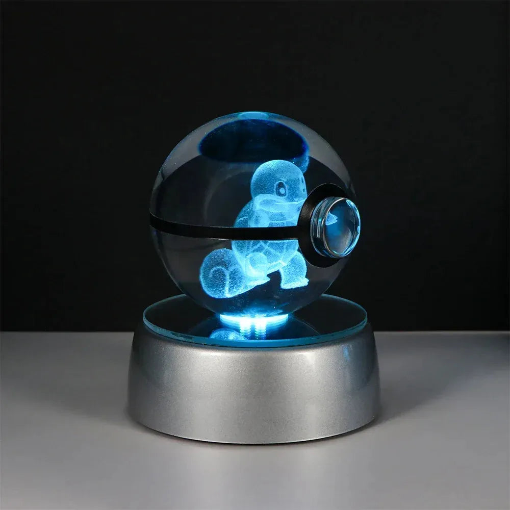 Pokemon 3D Crystal Ball Multi Color LED Light Base - Dabfavshop