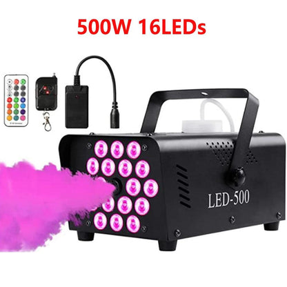 500W LED RGB Remote Control Fog Machine - Dabfavshop