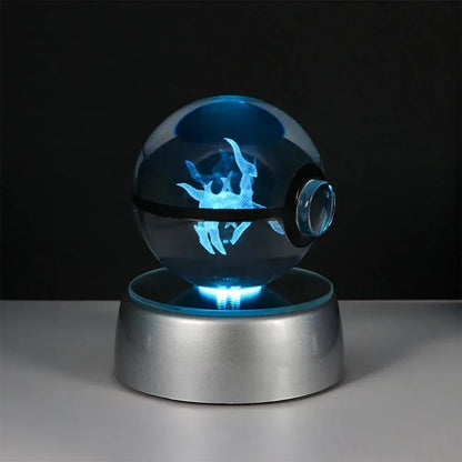 Pokemon 3D Crystal Ball LED Night Light - Dabfavshop