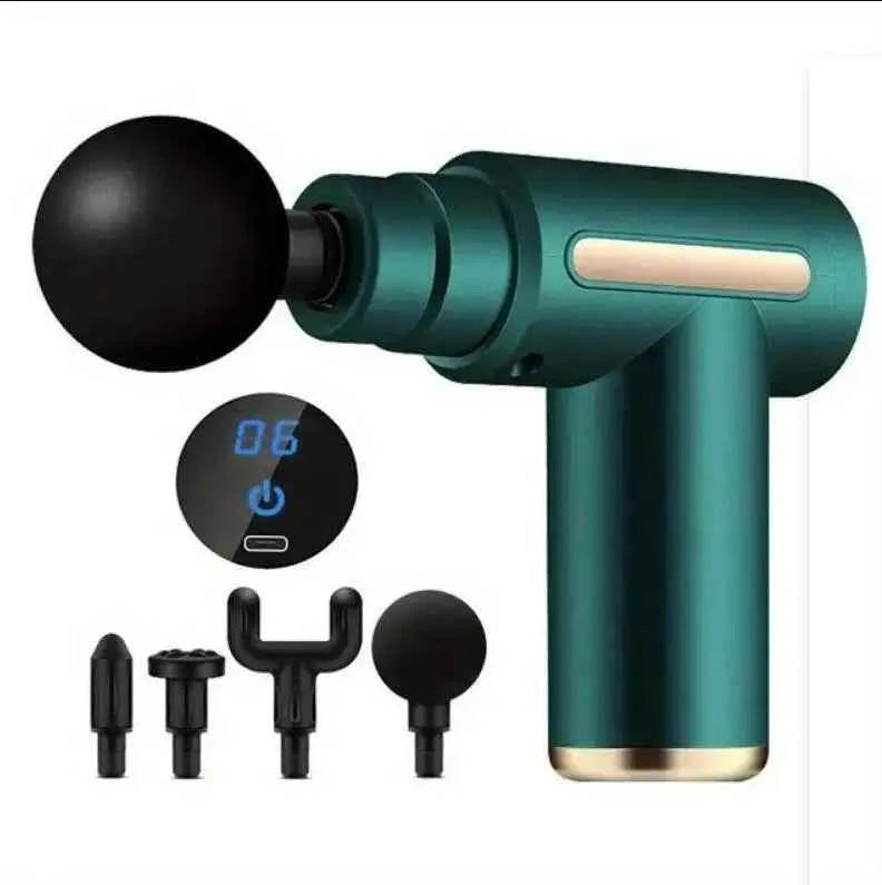 Portable Gun Handheld Deep Percussion Massager for Body Back Neck And Leg