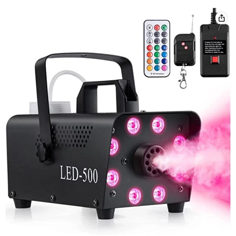 500W LED RGB Remote Control Fog Machine - Dabfavshop