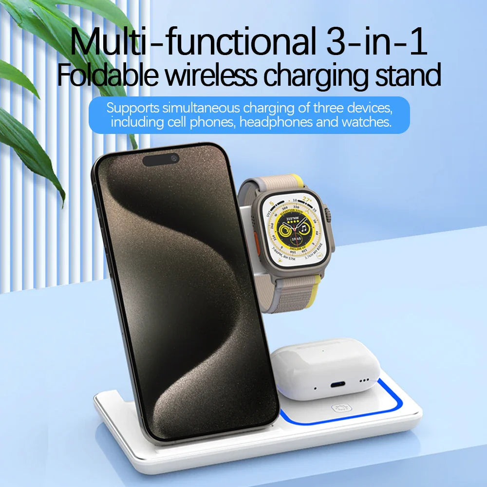 LED Fast Wireless Charging Station Stone's Store