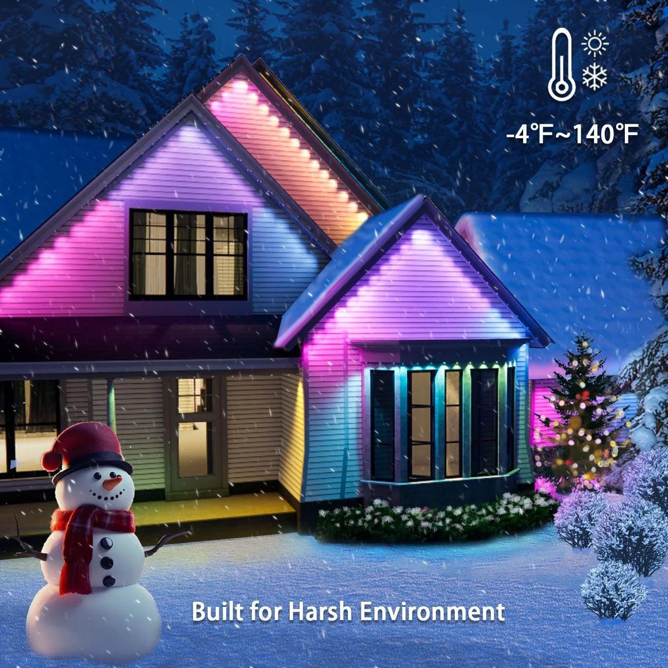 Permanent RGBIC LED Smart Outdoor Lights - Dabfavshop