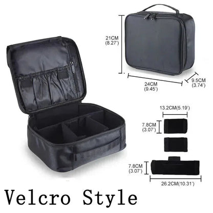 New Makeup Bag for Women Travel Waterproof Necessary Beauty Brush Embroidery Tool Storage Cosmetic Case Professional Makeup Box Dabfavshop