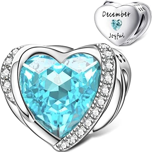 New S925 Silver Birthdayfrom January to December Birthstone Talisman Fit Bead Suitable for Original Bracelet DIY Women's Jewelry Dabfavshop
