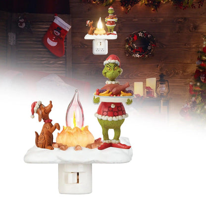 The Grinch Ghost Flickering Nightlight - Dabfavshop