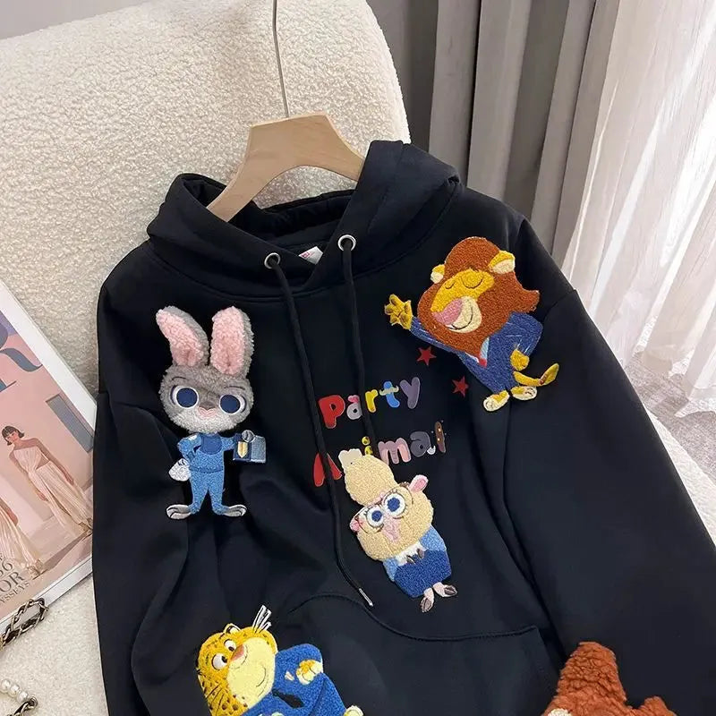 Disney Zootopia Black Hoodies - Dabfavshop