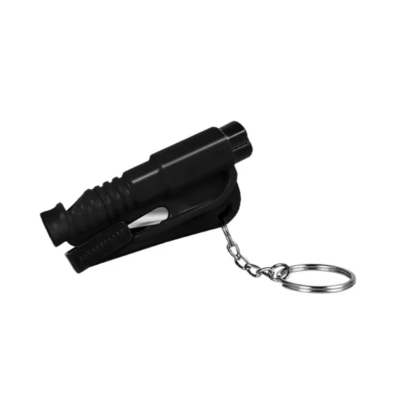 Mini Safety Hammer Car Emergency Rescue Kit Key Chain Knife Life Saving Seat Belt Cutter Window Breaker Glass Dabfavshop