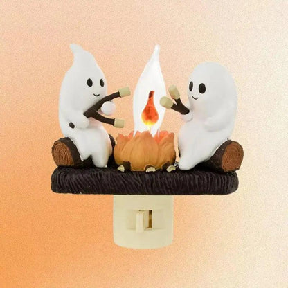 Ghosts Campfire Flicker Flame Halloween Nightlight - Dabfavshop