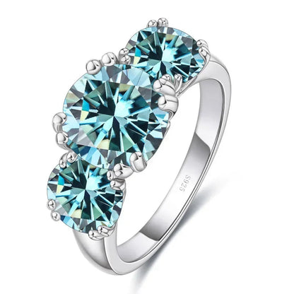 2CT Moissanite Ring VVS1 Lab Diamond Solitaire Ring Dabfavshop
