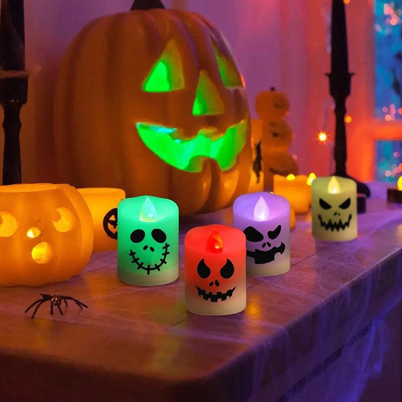 Halloween Ghost Pumpkin Candle Lights - Dabfavshop