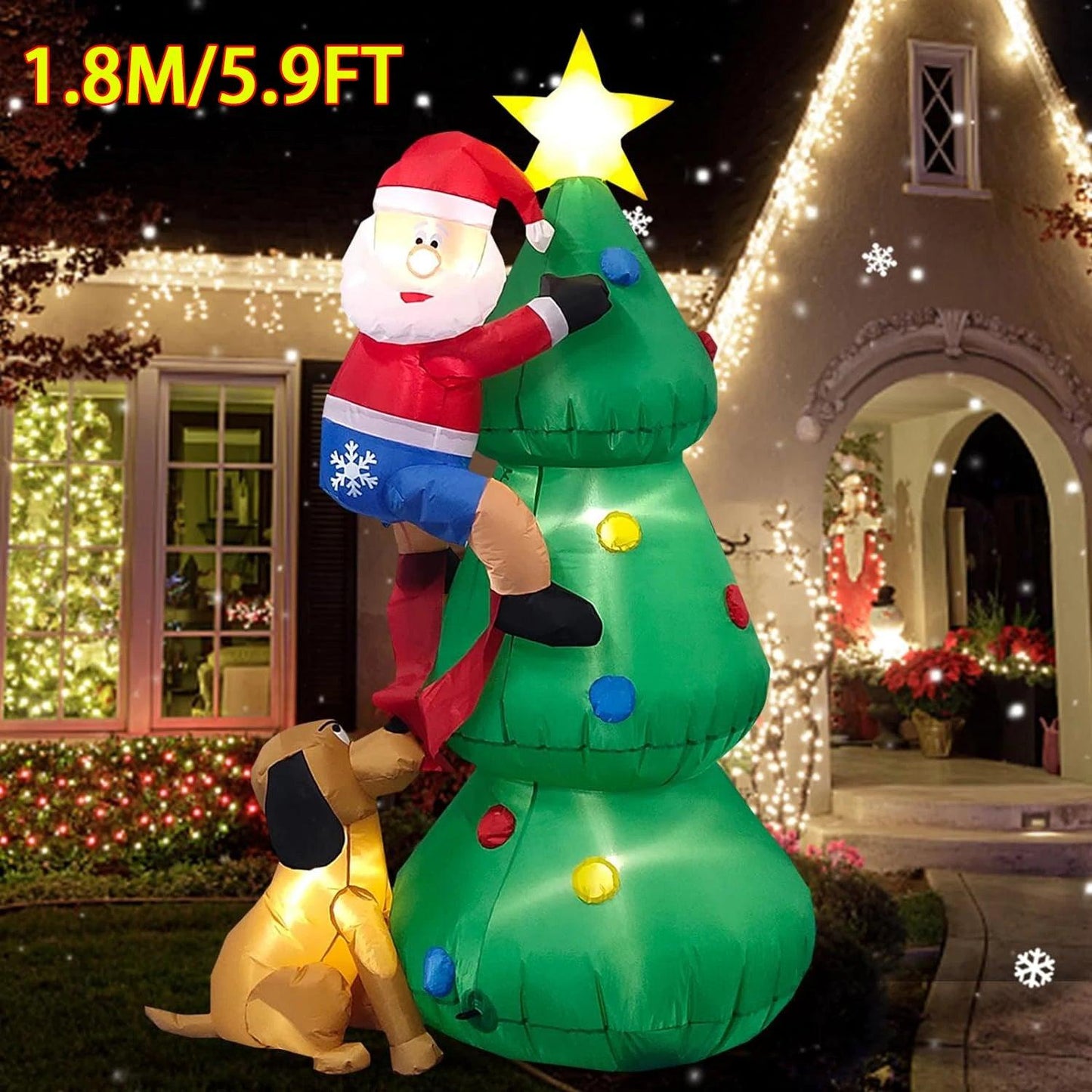 LED Lights Inflatable Christmas Decoration - Dabfavshop