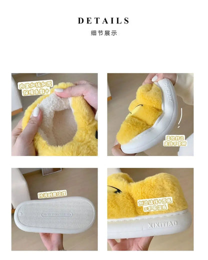 Pokémon Cotton Slippers With Velvet Insulation Anti Slip - Dabfavshop