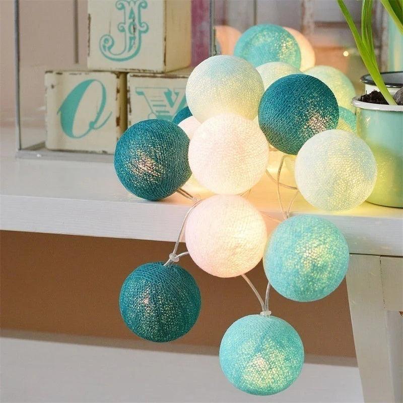 LED Cotton Ball Fairy Lights - Dabfavshop