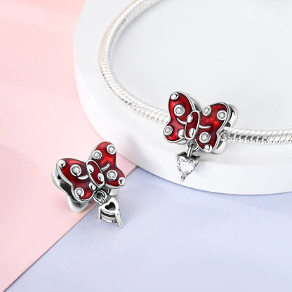 Red Charm Bead Original 925 Silver Fit Bracelet Pendant Diy Car Coffee Cherry For Woman Jewelry Dabfavshop