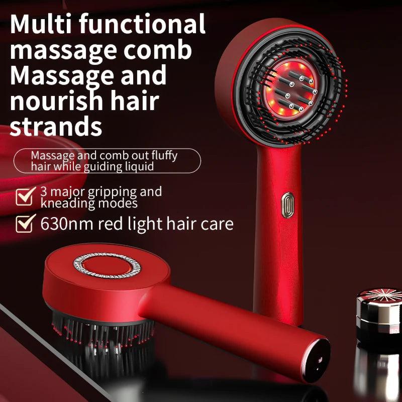 Electric Vibration Massage Comb Red Light Therapy - Dabfavshop