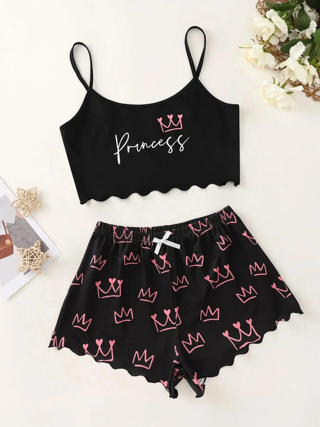 Women's 2pcs Cute Soft Pajamas - Dabfavshop