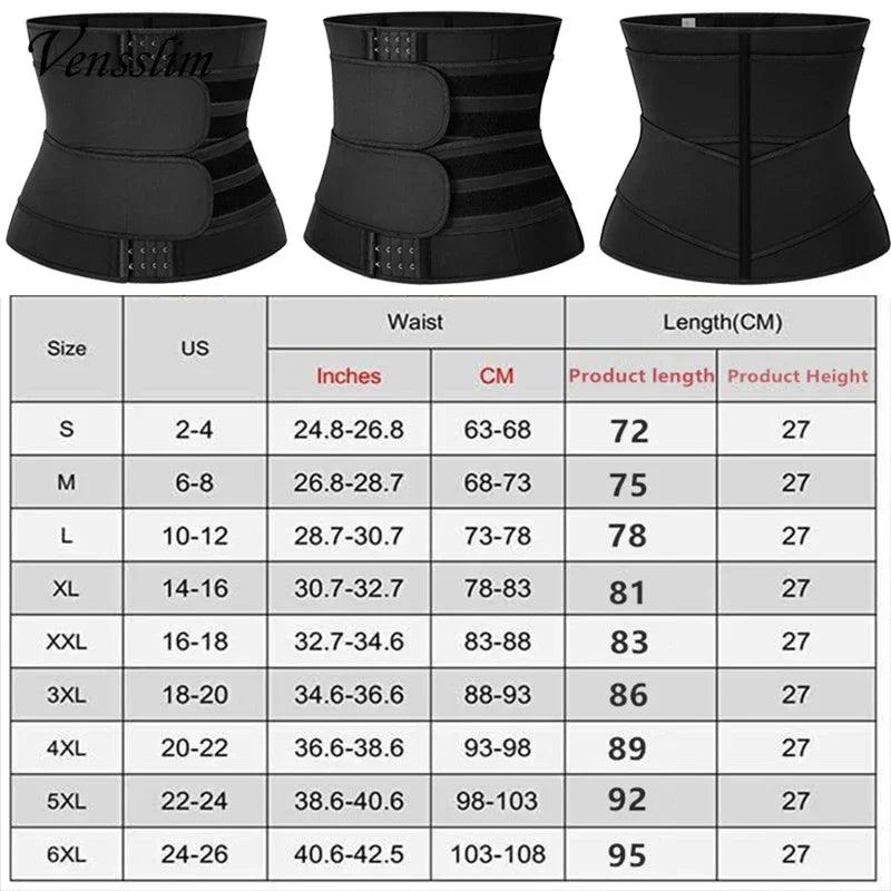 Women Waist Trainer Corset Cincher Fat Burn Sweat Strap Body Shaper - Dabfavshop