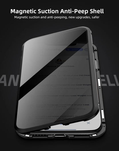 Tempered Glass With Privacy Case All In One - Dabfavshop