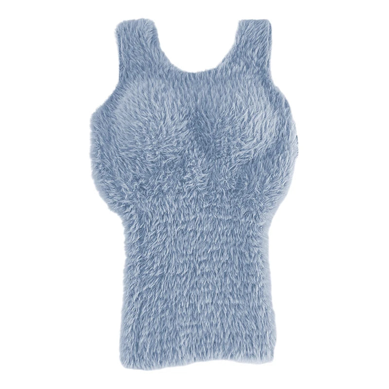 Plush Warm Wool Tank Tops Dabfavshop